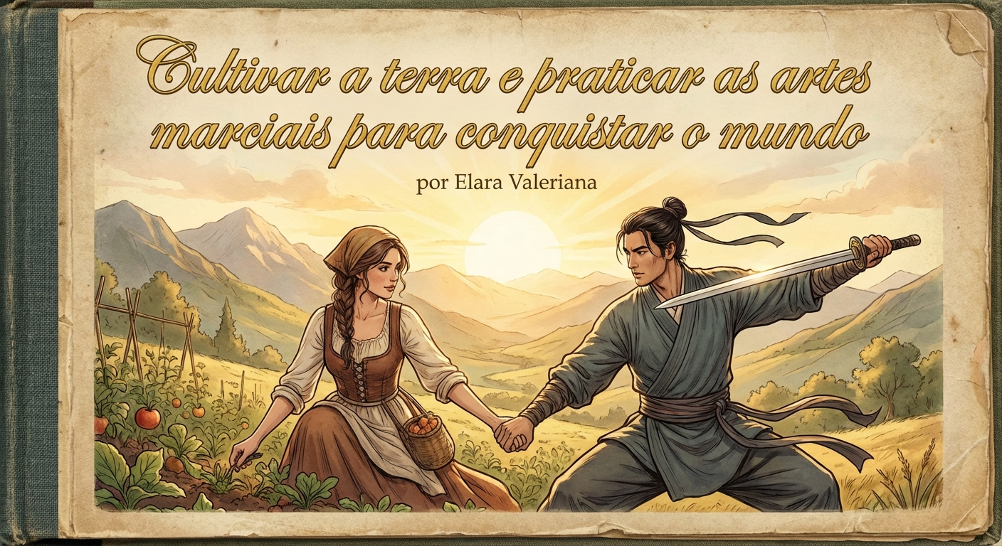 Cultivar a terra e praticar as artes marciais para conquistar o mundo