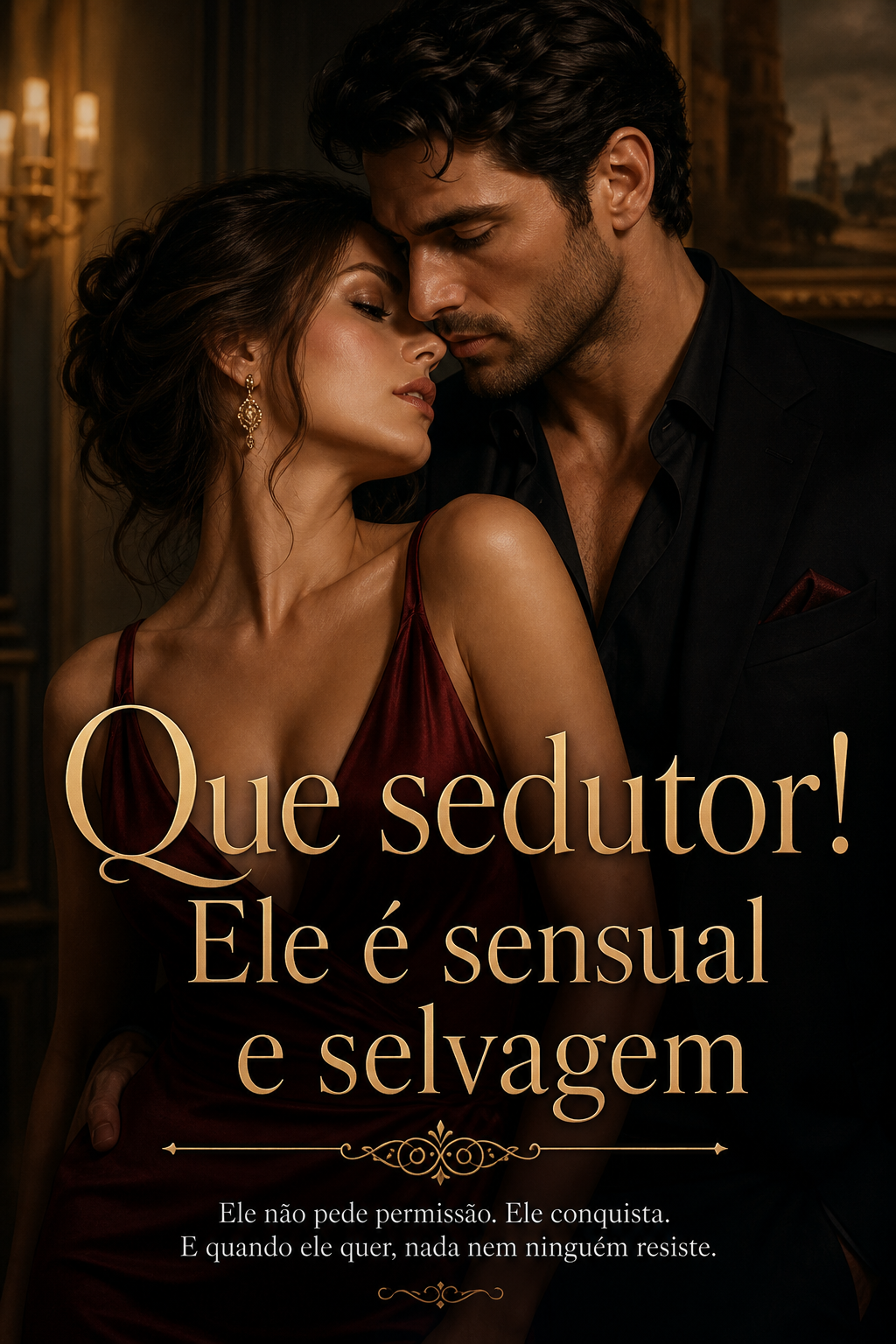 Que sedutor! Ele é sensual e selvagem