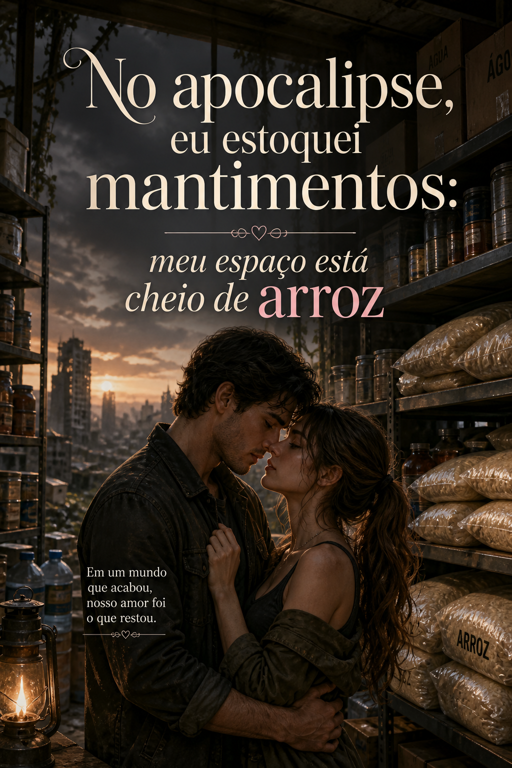 No apocalipse, eu estoquei mantimentos: meu espaço está cheio de arroz
